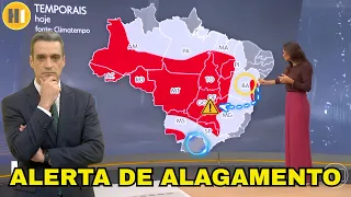 🚨 ALERTA DE ALAGAMENTO E DESLIZAMENTO: Defesa Civil avisa leste baiano | Previsão do Tempo Hora 1
