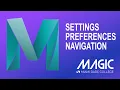 Settings and Preferences and Navigation