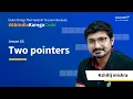 Two Pointers FREE DAILY LIVE CLASSES Scaler Academy