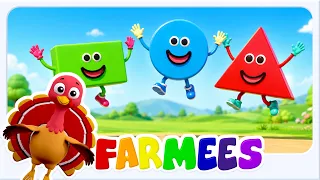 Divertida canción de las formas para niños y más música infantil en español