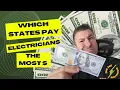 States with the highest pay for electricians