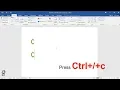 How to Type the Cent Symbol in Word