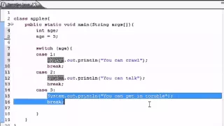 Java Programming Tutorial 12 Switch Statement YouTube
