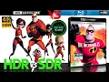 R DV WCG ATMOS ANALYSIS The Incredibles 2004 4K U Blu Ray REVIEW vs 1080p BD SDR 100nits