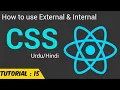 How to Use CSS in React JS 2021 in
