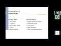 CAWASA OWB Tutorial No 4 Water Treatment Mike Firlotte