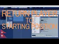 Cubase - Return the Cursor to Starting Position on Stop