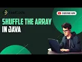 Leetcode 1470 Shuffle the Array Java Solution Explained Hindi