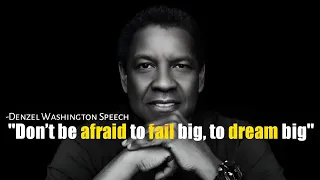 "Fall Forward: Denzel Washington's Life-Changing Speech on Success and Perseverance"