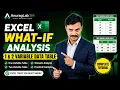 Excel What-If Analysis Tutorial One Variable Two Variable Data Table in Excel