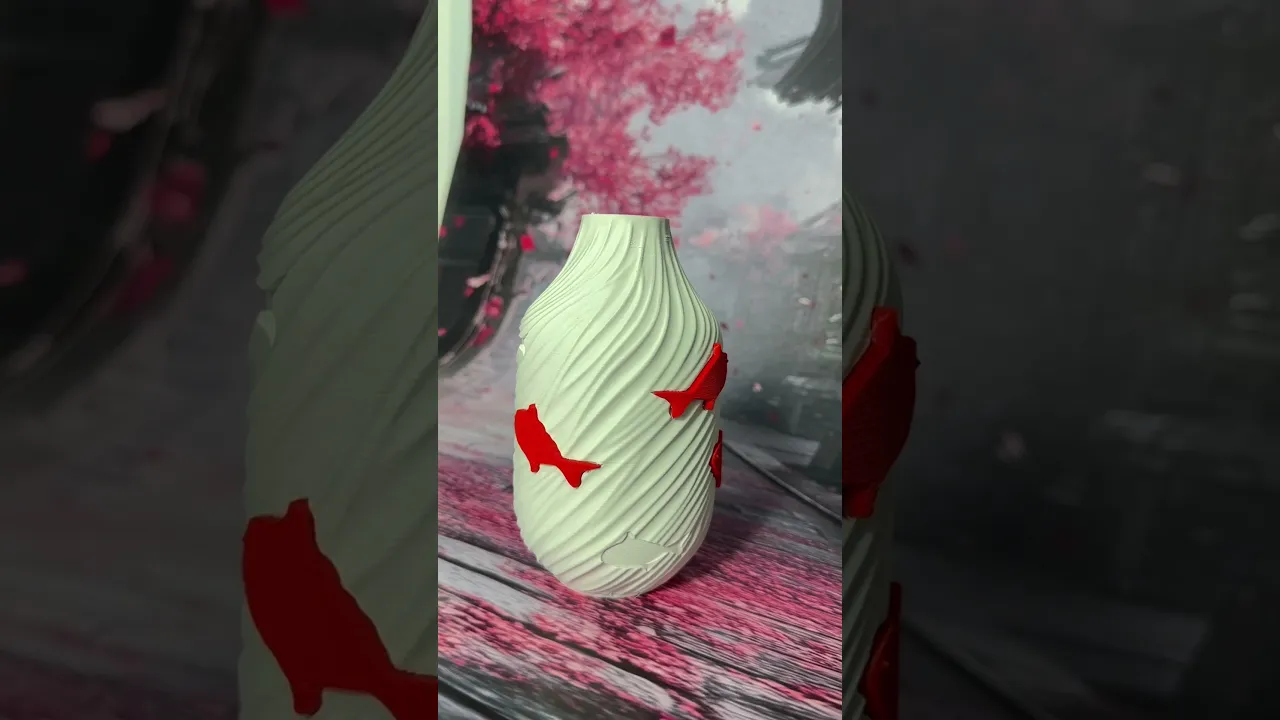 Flowing Waters Vase for 3D Printable Home Decor video thumbnail