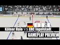 DEL Gameplay Preview – Kölner Haie vs ERC Ingolstadt | NHL 25 Simulation (Fan Made)