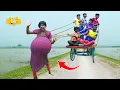 Lagu Funniest Fun Pregnant Top New Comedy Video 2026 😂 amazing best of funny video Ep 255 By Bidik Fun Tv