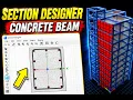 How to Define a Concrete Beam in ETABS SECTION DESIGNER