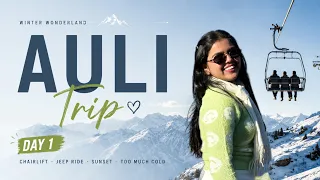 We Weren't Ready for This in AULI! 😱❄️Chairlift, Jeep Ride & Stunning Views 🌄