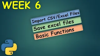 Week 6 Introduction to PYTHON for Beginners Learn Data Science MiTutorials