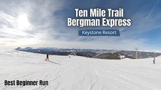 Best Beginner Ski Trail at Keystone Resort - Ten Mile