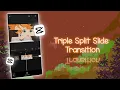 Triple Split Transition Capcut Tutorial