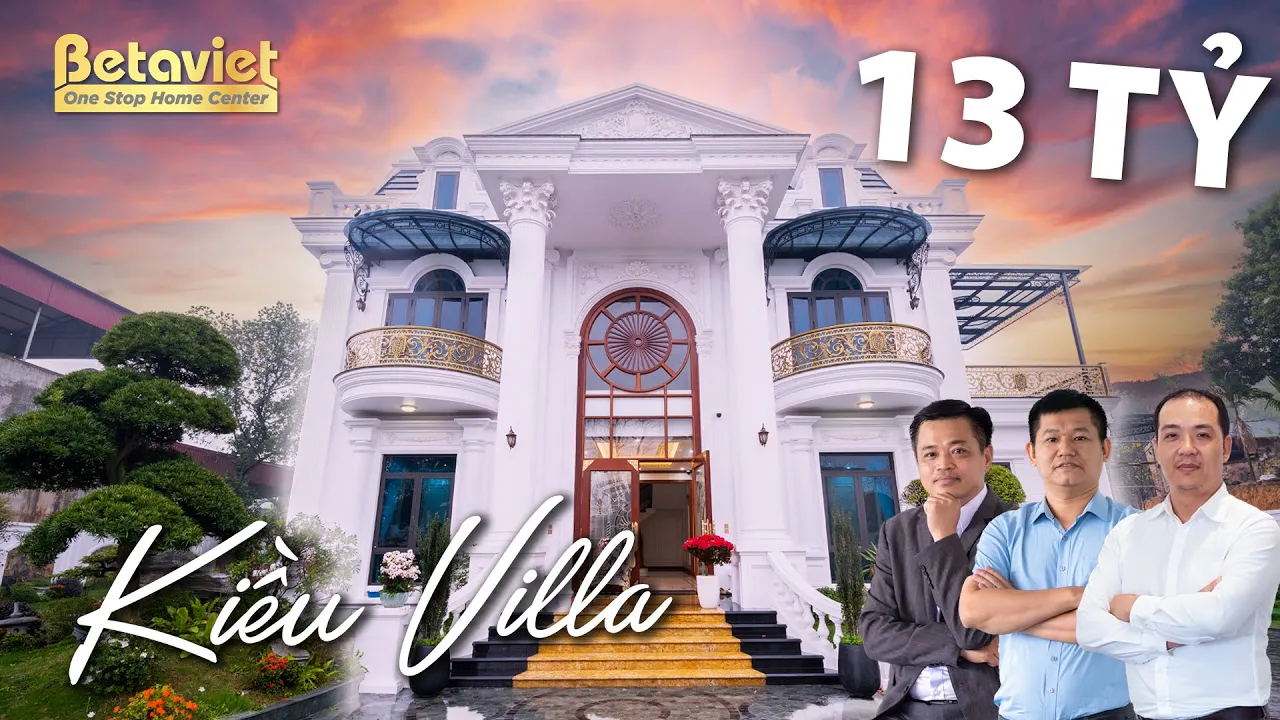 Mẫu biệt thự nhà vườn 13 tỷ Kiều villa đẳng cấp của sự hoàn mỹ(P1)