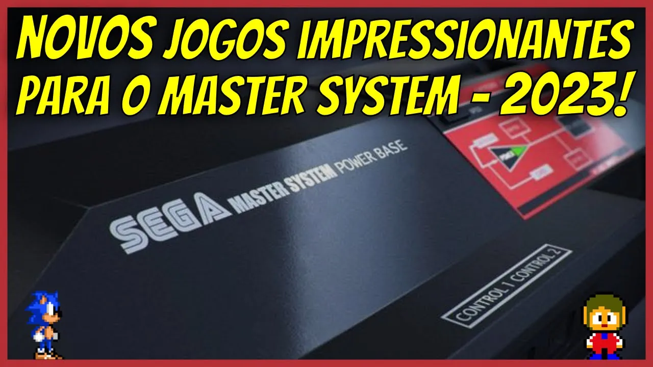 Impressionantes Novos jogos para o Master System em 2023! #sega #mastersystem #homebrew #indiegame