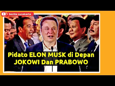 Download MP3 KAGET Giliran Pertama, Pidato ELON MUSK di Depan JOKOWI \u0026 PRABOWO Saat KTT World Water Forum di BALI