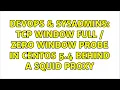 DevOps SysAdmins TCP Window Full Zero Window probe in CentOS 5 4 behind a Squid proxy