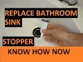Replace a Bathroom Sink Stopper