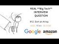 LeetCode Two Sum Merge Sort Big Tech Interview Question Java