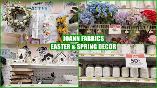 JOANN FABRICS EASTER SPRING DECOR SHOP WITH ME NEW FINDS 2021
