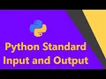Python Standard Input and Output-Python For Data Science Data Science For Begginers Philodiscite