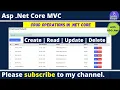 Full CRUD Operations Using ASP NET Core ADO NET Full CRUD with SQL Stored Procedure