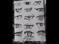 Lagu Anime Eyes 👁️👁️ #anime #drawing #shortsvideo (part-2) #shorts