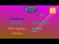 51 Creating Comment Section PHP MySQL XAMPP Server Backend Online Bus Booking