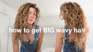 wavy hair routine: products, tips & tricks on how to get VOLUME that lasts!