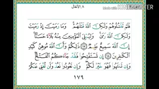 سورة الأنفال من آية 17 إلى آية 25 للقارئ ياسر الدوسري 