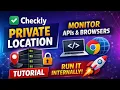 Checkly Private Location Tutorial Monitor APIs Browser from Your Own Infrastructure