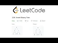 LeetCode Invert Binary Tree Solution Explained - Java