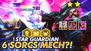 6 SORCS MECH! MY NEW FAVORITE COMP! | TFT | Teamfight Tactics Galaxies