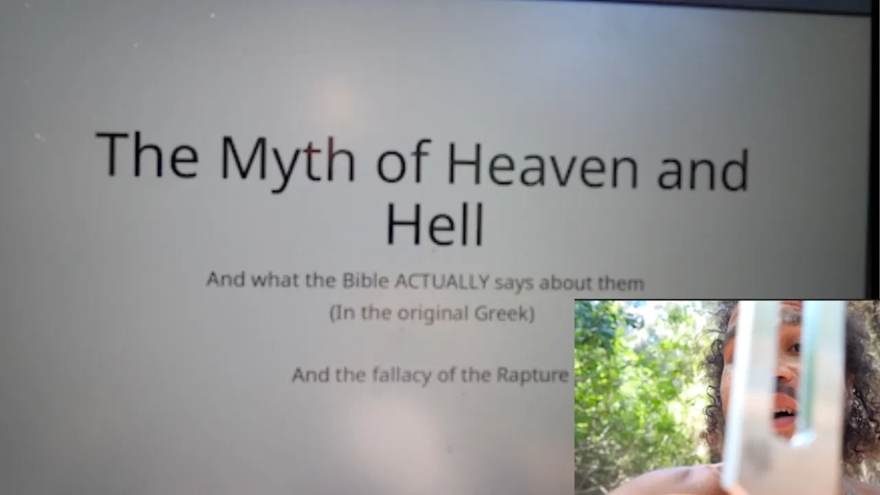 What the Bible ACTUALLY says about hell and Heaven (in the original Greek)