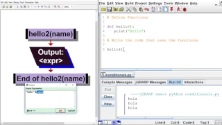 Procedures in Visual Logic and Python