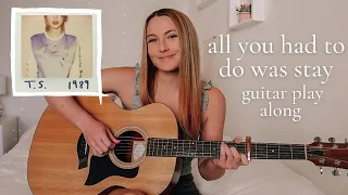 Download All You Had To Do Was Stay Guitar Play Along (beginner acoustic) // Taylor Swift 1989 MP3