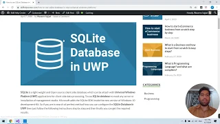 How to use SQLite Database in UWP Universal Windows Platform