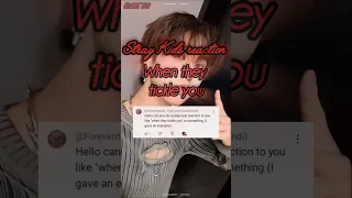 Stray Kids Reaction When They Tickle You Kpop Straykids Skz Jjam Reaction 