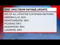 Spectrum gives update on timeframe for complete restoration