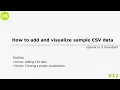 Splunk Basics How to add and visualize sample CSV data