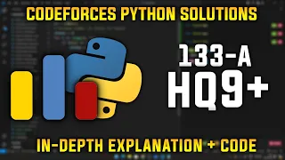 133A 9 Codeforces Python Solutions Explanation Walkthrough