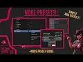 CREATE MATERIALS FASTER Node Pre-sets - Blender Texture Basics