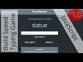 WordBeater Speed Typing Game JavaScript