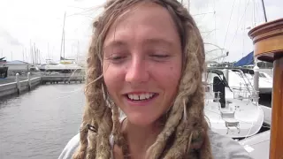 Episode 77- Extra Footage – Life on a Sailboat –  Temporary Mast Holders for Tradewind