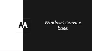 Python Creating a base for Windows Service